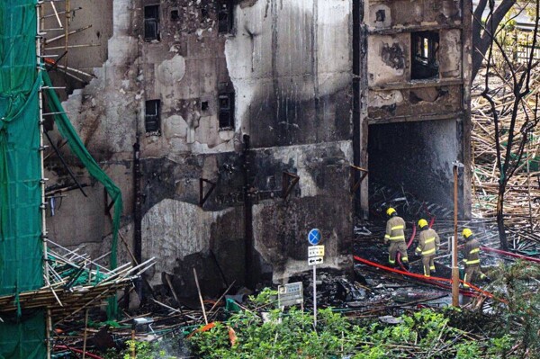 Rescue Operations End After Massive Fire in Hong Kong