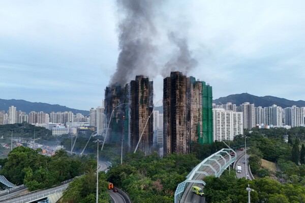 Massive fire in Hong Kong residential complex kills 44